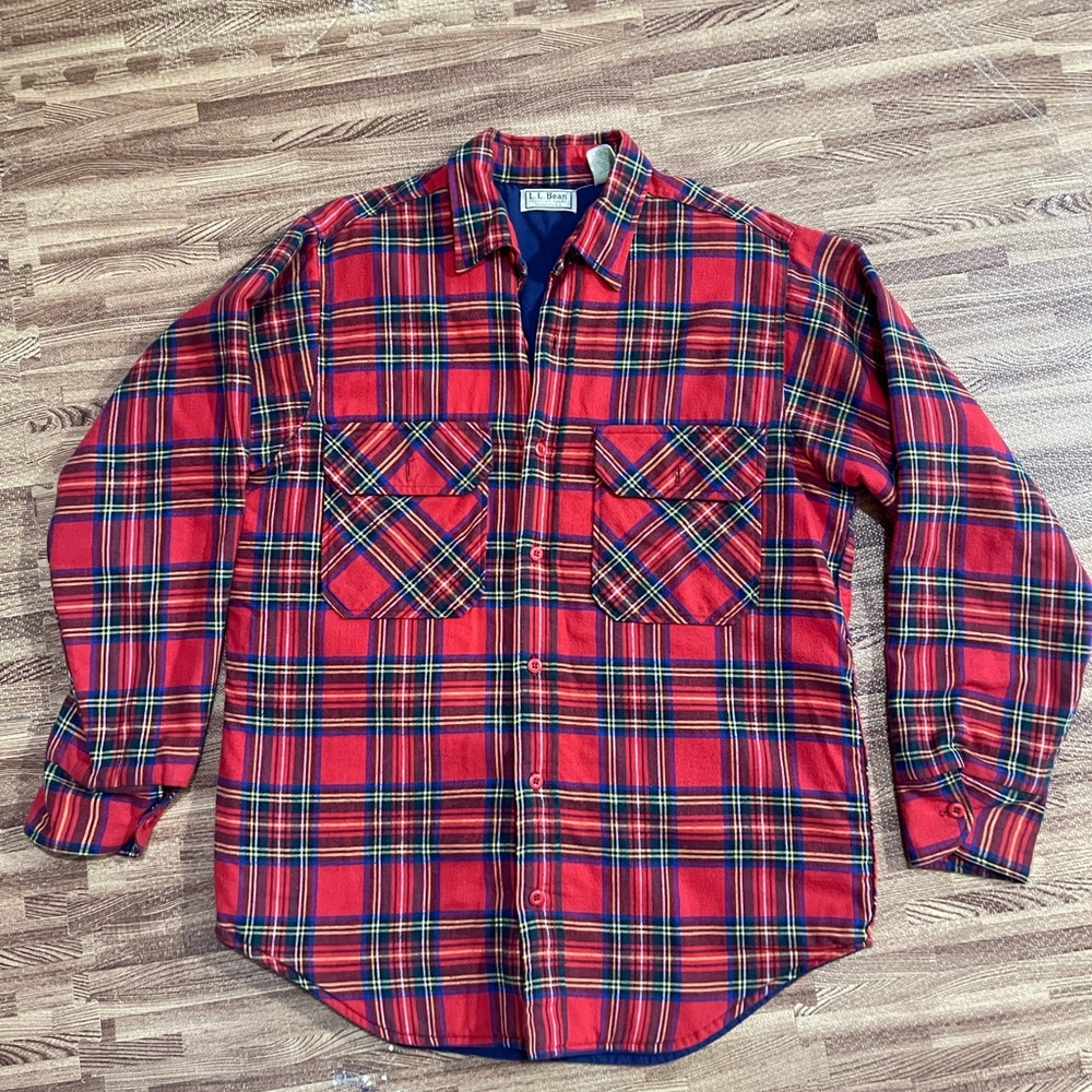 L.L. Bean insulated shirt jacket